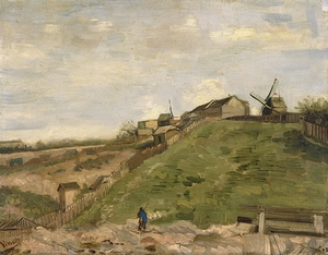 The Hill of Montmartre with Stone Quarry [1886] by Vincent van Gogh [1853–1890]